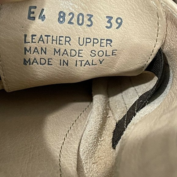 Boemos Italian Brown Leather Slip On Women's Loafers Oxford Shoes Size 3 - Picture 9 of 9